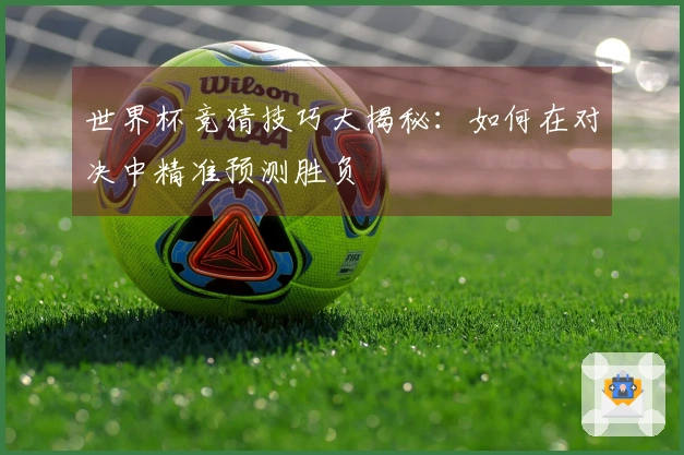 世界杯竞猜技巧大揭秘：如何在对决中精准预测胜负
